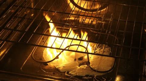 old gas oven smells like burning plastic